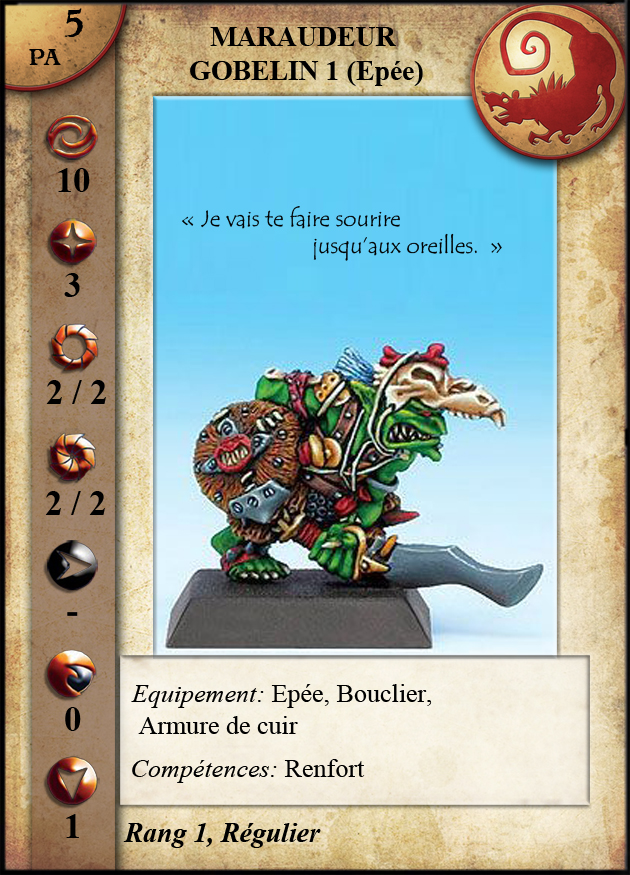 Maraudeur Gobelin 1 (Épée)